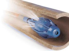 Close-up of High-Powered Jet Spray