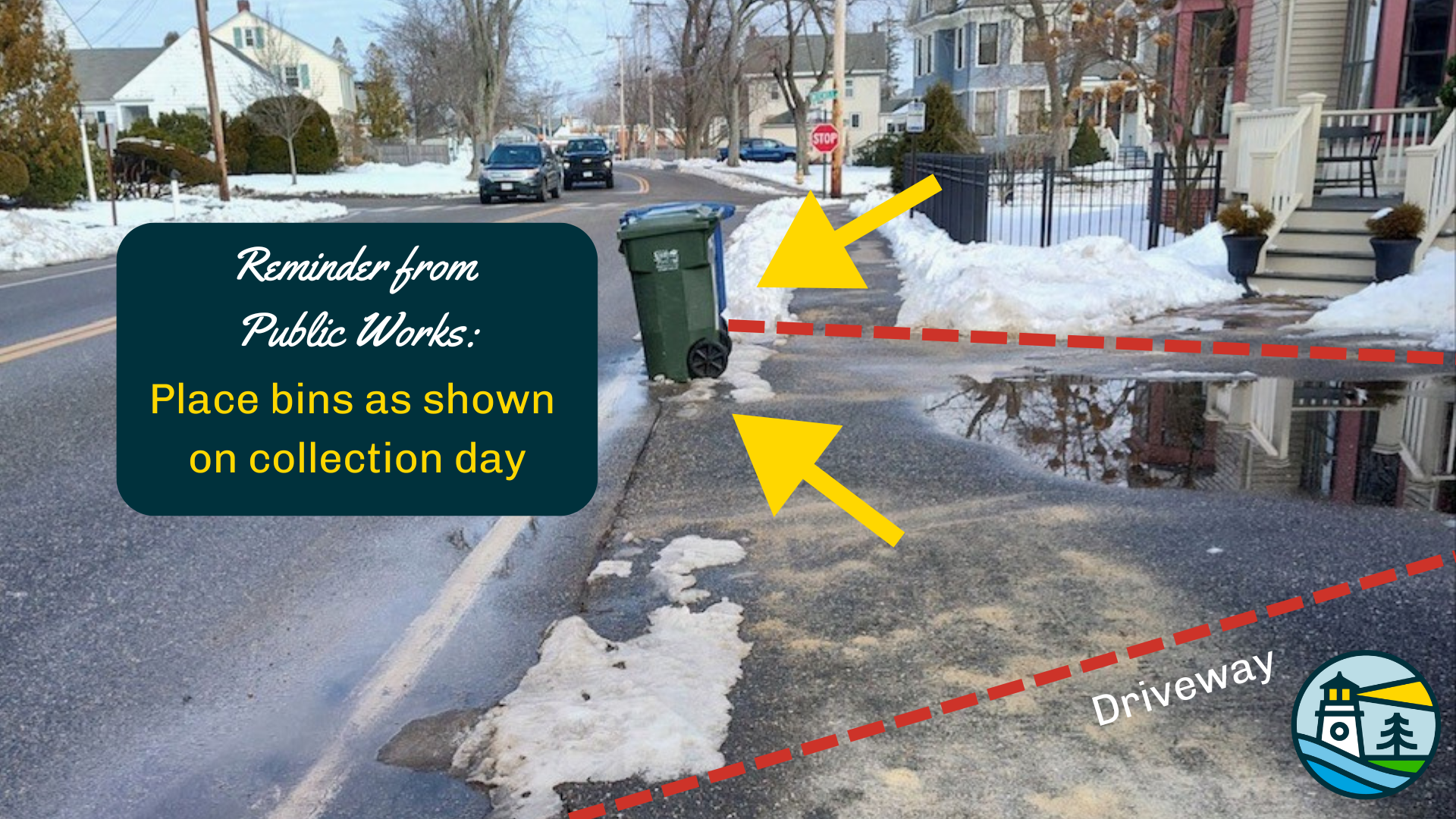 trash collection placement